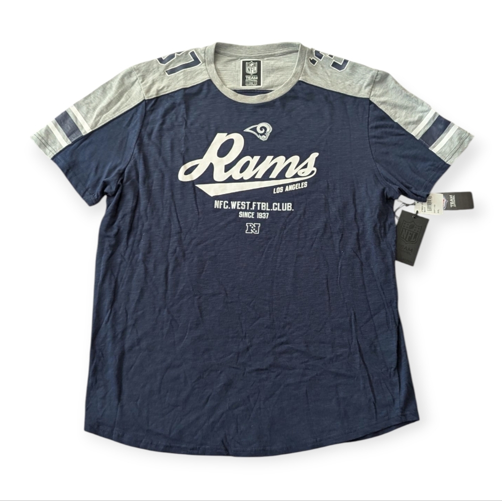 LA Rams Football NFL Team Apparel Women's Top Size XXL #37 NWT